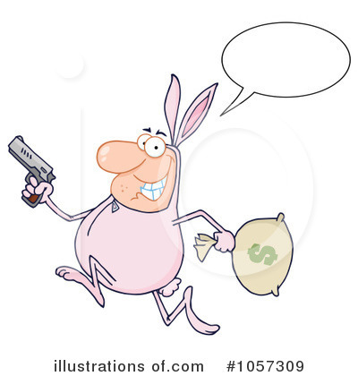 Royalty-Free (RF) Robber Clipart Illustration by Hit Toon - Stock Sample #1057309
