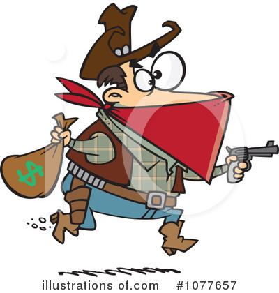 Royalty-Free (RF) Robber Clipart Illustration by toonaday - Stock Sample #1077657