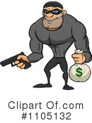 Robber Clipart #1105132 by Cartoon Solutions