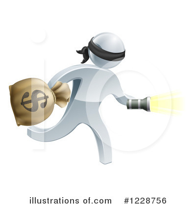 Robber Clipart #1228756 by AtStockIllustration