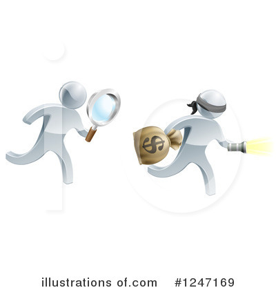 Bank Robber Clipart #1247169 by AtStockIllustration