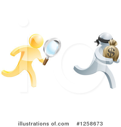 Royalty-Free (RF) Robber Clipart Illustration by AtStockIllustration - Stock Sample #1258673