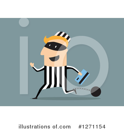 Royalty-Free (RF) Robber Clipart Illustration by Vector Tradition SM - Stock Sample #1271154