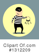 Robber Clipart #1312209 by Vector Tradition SM