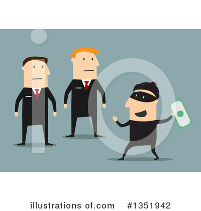 Robber Clipart #1351942 by Vector Tradition SM