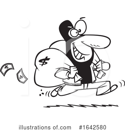 Robber Clipart #1642580 by toonaday