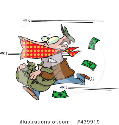 Royalty-Free (RF) Robber Clipart Illustration by toonaday - Stock Sample #439919