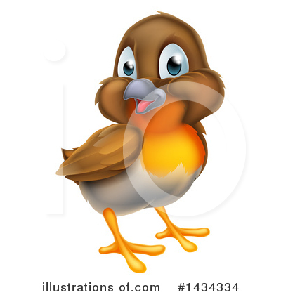Royalty-Free (RF) Robin Clipart Illustration by AtStockIllustration - Stock Sample #1434334