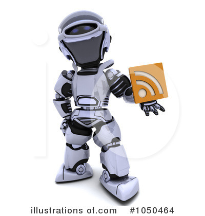 Royalty-Free (RF) Robot Clipart Illustration by KJ Pargeter - Stock Sample #1050464