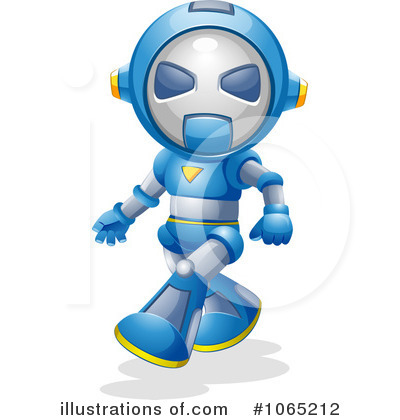 Royalty-Free (RF) Robot Clipart Illustration by BNP Design Studio - Stock Sample #1065212