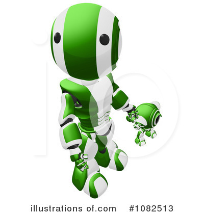 Royalty-Free (RF) Robot Clipart Illustration by Leo Blanchette - Stock Sample #1082513