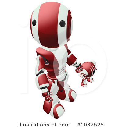 Royalty-Free (RF) Robot Clipart Illustration by Leo Blanchette - Stock Sample #1082525