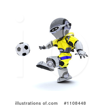 Royalty-Free (RF) Robot Clipart Illustration by KJ Pargeter - Stock Sample #1108448