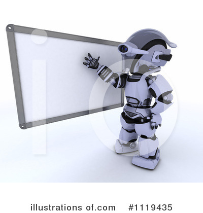 Royalty-Free (RF) Robot Clipart Illustration by KJ Pargeter - Stock Sample #1119435