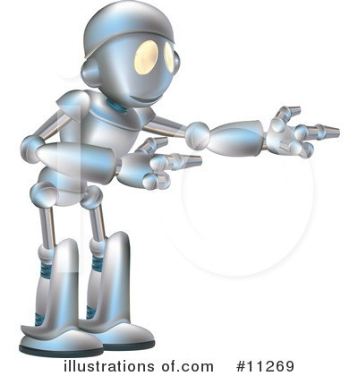 Royalty-Free (RF) Robot Clipart Illustration by AtStockIllustration - Stock Sample #11269