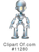 Robot Clipart #11280 by AtStockIllustration