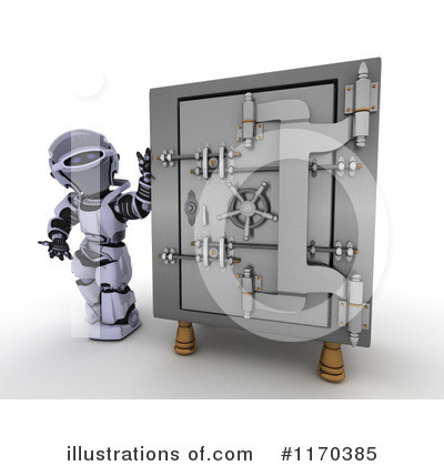 Royalty-Free (RF) Robot Clipart Illustration by KJ Pargeter - Stock Sample #1170385