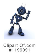 Robot Clipart #1199091 by KJ Pargeter