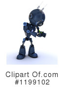 Robot Clipart #1199102 by KJ Pargeter