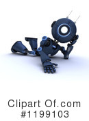 Robot Clipart #1199103 by KJ Pargeter