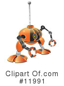 Robot Clipart #11991 by Leo Blanchette