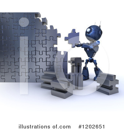 Royalty-Free (RF) Robot Clipart Illustration by KJ Pargeter - Stock Sample #1202651