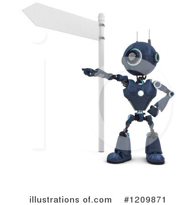 Royalty-Free (RF) Robot Clipart Illustration by KJ Pargeter - Stock Sample #1209871