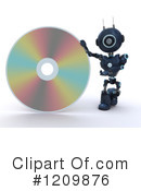 Robot Clipart #1209876 by KJ Pargeter
