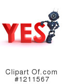 Robot Clipart #1211567 by KJ Pargeter