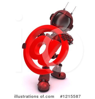 Royalty-Free (RF) Robot Clipart Illustration by KJ Pargeter - Stock Sample #1215587
