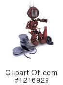 Robot Clipart #1216929 by KJ Pargeter