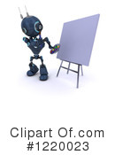 Robot Clipart #1220023 by KJ Pargeter
