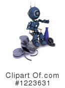 Robot Clipart #1223631 by KJ Pargeter