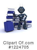 Robot Clipart #1224705 by KJ Pargeter