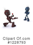 Robot Clipart #1228793 by KJ Pargeter