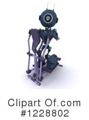 Robot Clipart #1228802 by KJ Pargeter