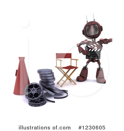 Royalty-Free (RF) Robot Clipart Illustration by KJ Pargeter - Stock Sample #1230605