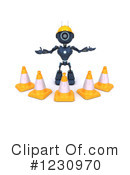 Robot Clipart #1230970 by KJ Pargeter