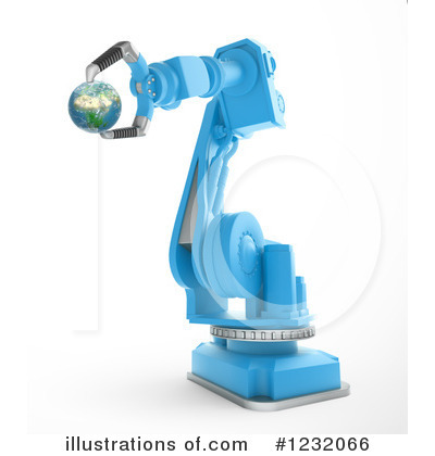 Royalty-Free (RF) Robot Clipart Illustration by Mopic - Stock Sample #1232066