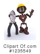 Robot Clipart #1235549 by KJ Pargeter