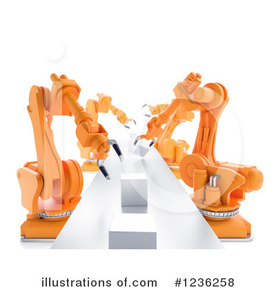 Royalty-Free (RF) Robot Clipart Illustration by Mopic - Stock Sample #1236258