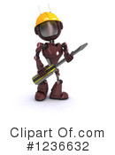 Robot Clipart #1236632 by KJ Pargeter