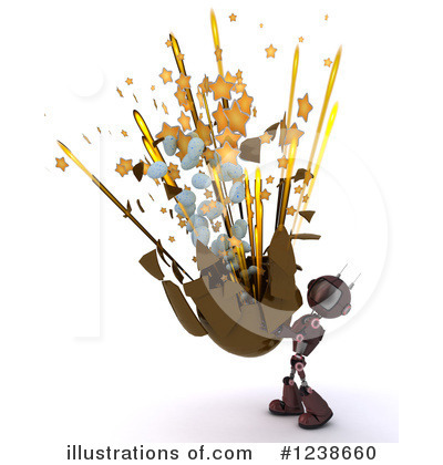 Royalty-Free (RF) Robot Clipart Illustration by KJ Pargeter - Stock Sample #1238660