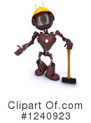 Robot Clipart #1240923 by KJ Pargeter