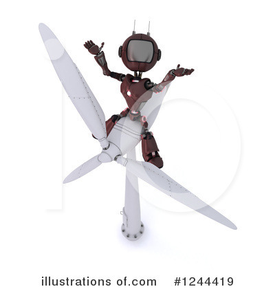 Wind Turbines Clipart #1244419 by KJ Pargeter