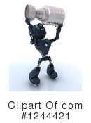 Robot Clipart #1244421 by KJ Pargeter