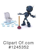 Robot Clipart #1245352 by KJ Pargeter