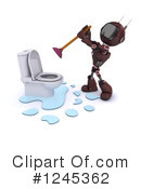 Robot Clipart #1245362 by KJ Pargeter