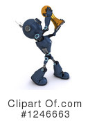Robot Clipart #1246663 by KJ Pargeter