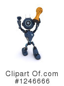 Robot Clipart #1246666 by KJ Pargeter